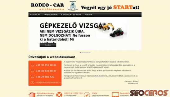 autosiskoladabas.hu desktop obraz podglądowy