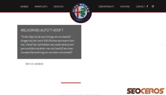 autothooft.nl desktop förhandsvisning