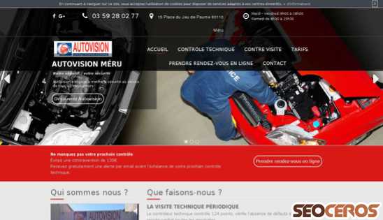 autovision-meru.fr desktop náhľad obrázku