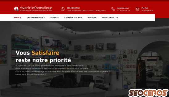 avenir-informatique.fr desktop előnézeti kép