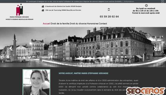 avocat-marie-vervaeke.fr desktop förhandsvisning