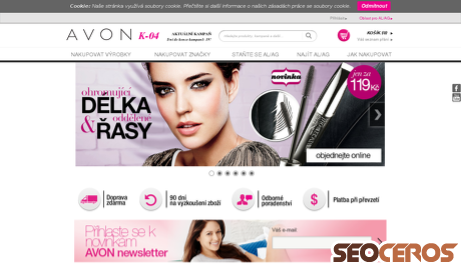 avoncosmetics.cz desktop náhľad obrázku