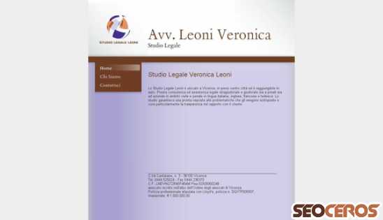 avvocatoleoni.com desktop förhandsvisning