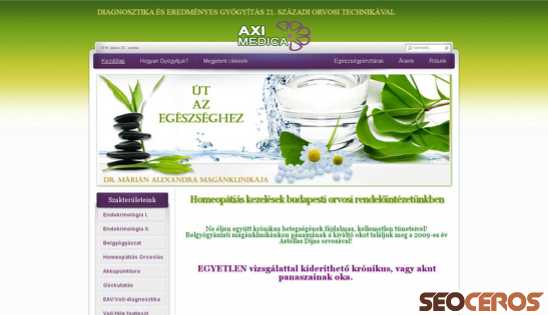 aximedica.hu desktop előnézeti kép