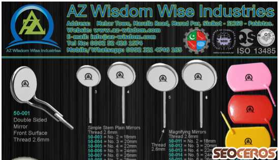 az-wisdom.com desktop Vista previa