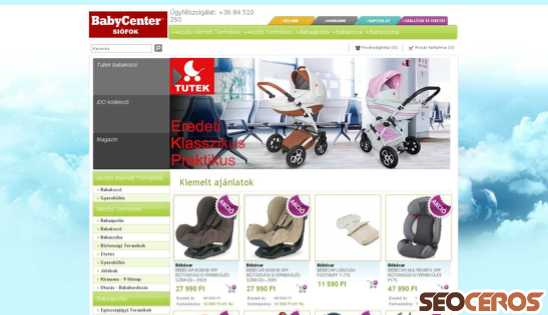 babycenter-siofok.hu desktop náhľad obrázku