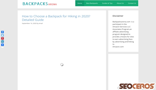 backpacksarena.com desktop náhled obrázku