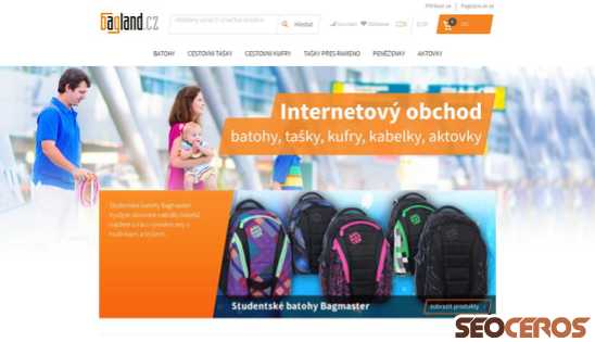 bagland.cz desktop előnézeti kép