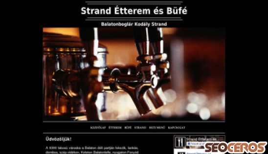balatonboglarstrand.hu desktop náhled obrázku