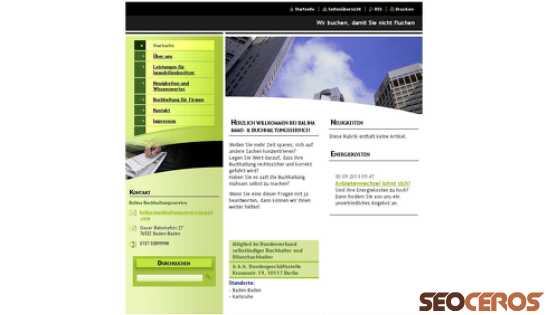 balina-buchhaltungsservice.de desktop náhľad obrázku