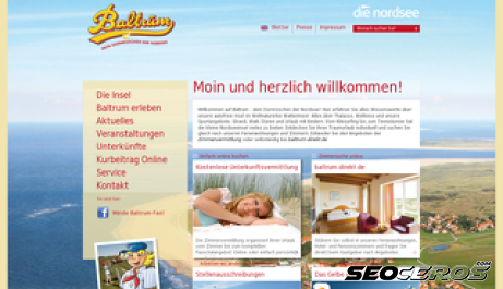 baltrum.de desktop előnézeti kép