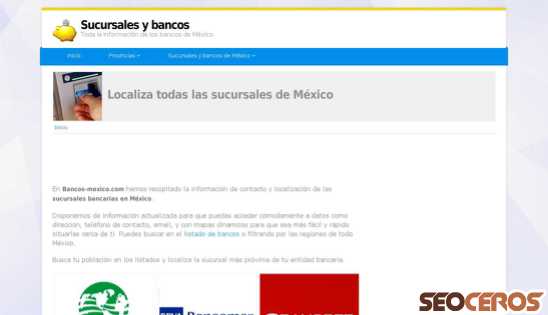 bancos-mexico.com desktop 미리보기