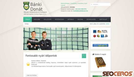 bankidonat.hu desktop előnézeti kép