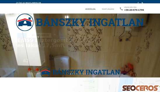 banszky.hu desktop preview