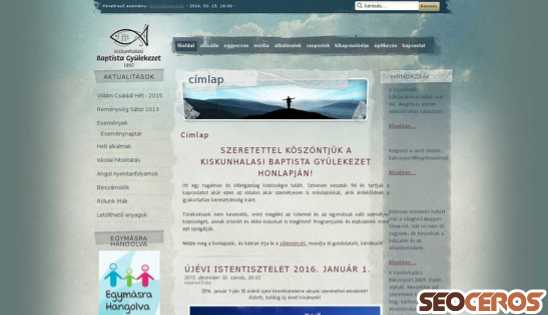 baptistatemplom.hu desktop előnézeti kép