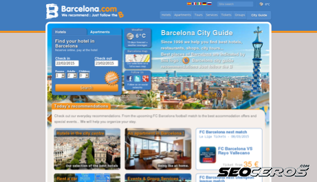 barcelona.com desktop previzualizare