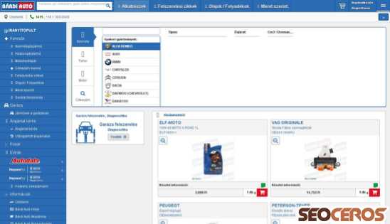bardiauto.hu desktop előnézeti kép
