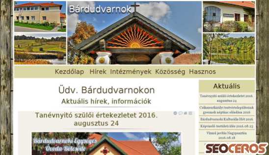 bardudvarnok.hu desktop előnézeti kép