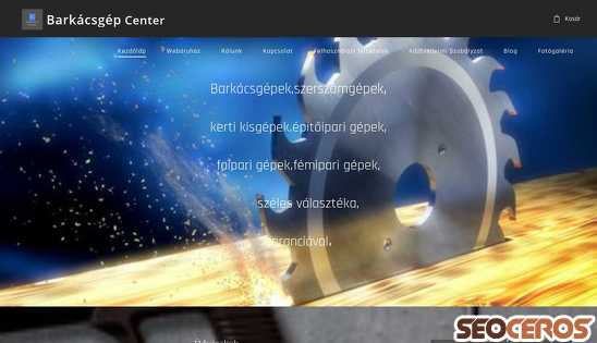 barkacsgepcenter.hu desktop Vista previa