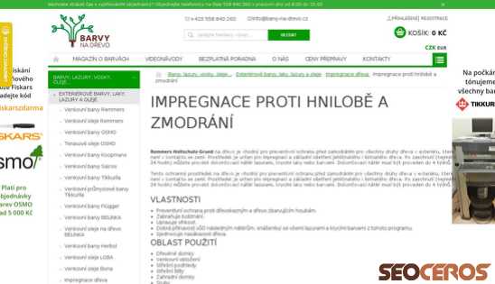 barvy-na-drevo.cz/impregnace-proti-hnilobe-a-zmodrani desktop obraz podglądowy