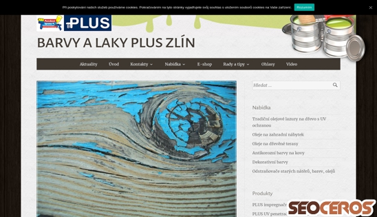 barvyplus.cz/plus-odstranovac-barev-a-laku desktop náhled obrázku