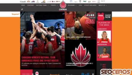 basketball.ca desktop náhled obrázku