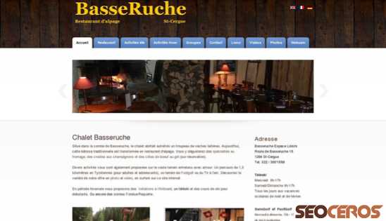 basseruche.ch desktop förhandsvisning