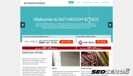 bathroomblinds.co.uk desktop náhled obrázku