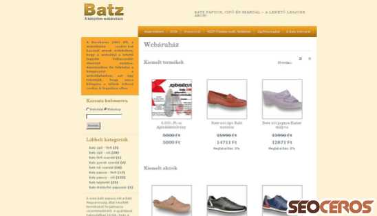 batz-papucs.net desktop náhľad obrázku