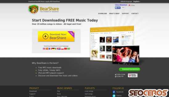 bearshare.com desktop náhľad obrázku