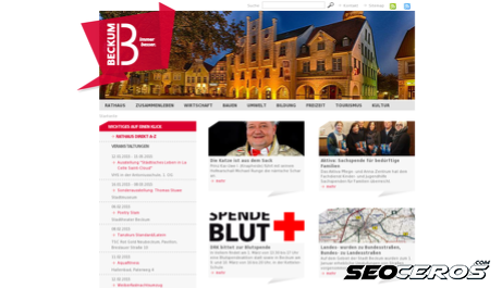 beckum.de desktop előnézeti kép