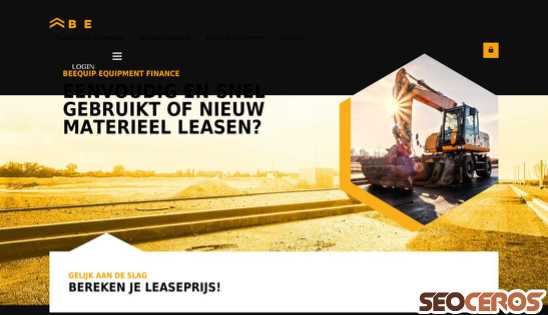 beequip.nl desktop náhľad obrázku