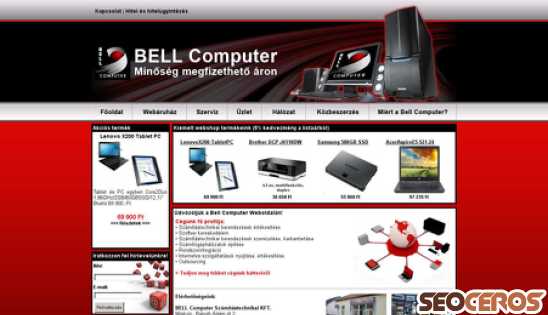 bellcomputer.hu desktop előnézeti kép