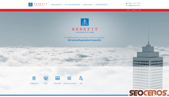 benefit.hu desktop náhled obrázku
