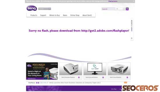 benq-eu.com desktop náhled obrázku
