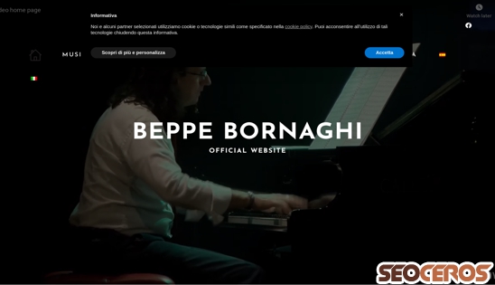 beppebornaghi.com desktop förhandsvisning