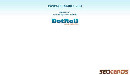 bergjudit.hu desktop előnézeti kép