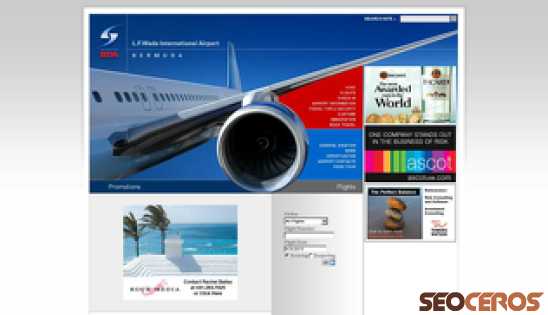 bermudaairport.aero desktop preview