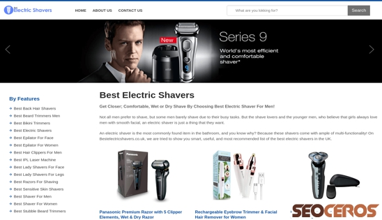 bestelectricshavers.co.uk desktop náhľad obrázku