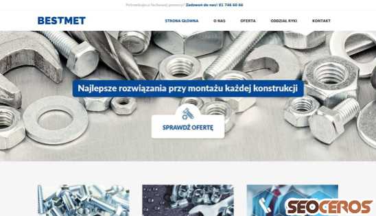 bestmet.com.pl desktop förhandsvisning