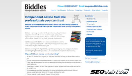 biddles.co.uk desktop náhled obrázku