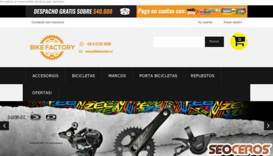 bikefactory.cl desktop Vista previa