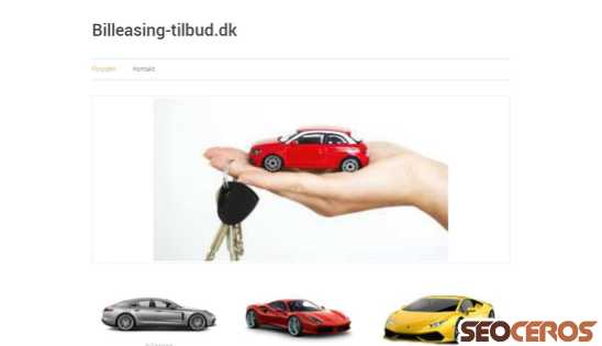 billeasing-tilbud.dk desktop előnézeti kép