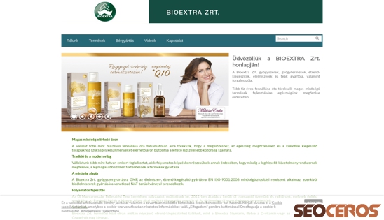 bioextra.hu desktop preview