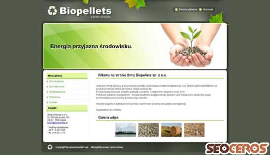 biopellets.pl desktop förhandsvisning