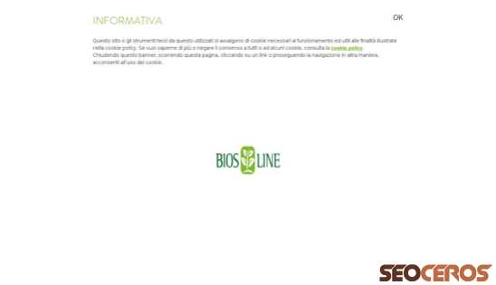 biosline.it desktop förhandsvisning