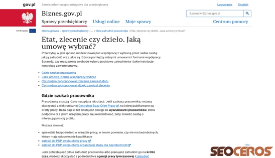 biznes.gov.pl/pl/firma/pracownicy-w-firmie/chce-zatrudnic-pracownika/etat-zlecenie-czy-dzielo-jaka-umowe-wybrac desktop obraz podglądowy