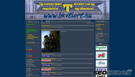bkvelore.hu desktop előnézeti kép