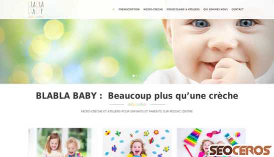 blablababy.fr desktop förhandsvisning