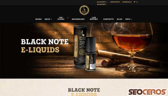 blacknoteshop.it/e-liquids desktop preview